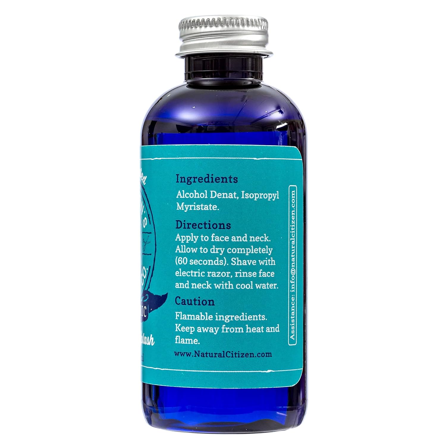 Old Ron'S Barber Co. Electric Pre-Shave Splash, Unscented, 4 Oz (1-Pack) : Beauty & Personal Care