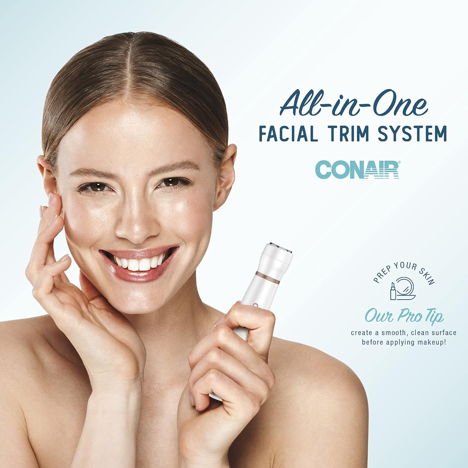 Conair Girlbomb All-In-One Face/Body Trimmer And Shaver Set For Women, Wet/Dry, Rechargeable : Beauty & Personal Care