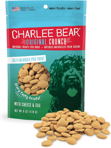 Charlee Bear Original Dog Treats, Cheese And Egg, 6 Oz