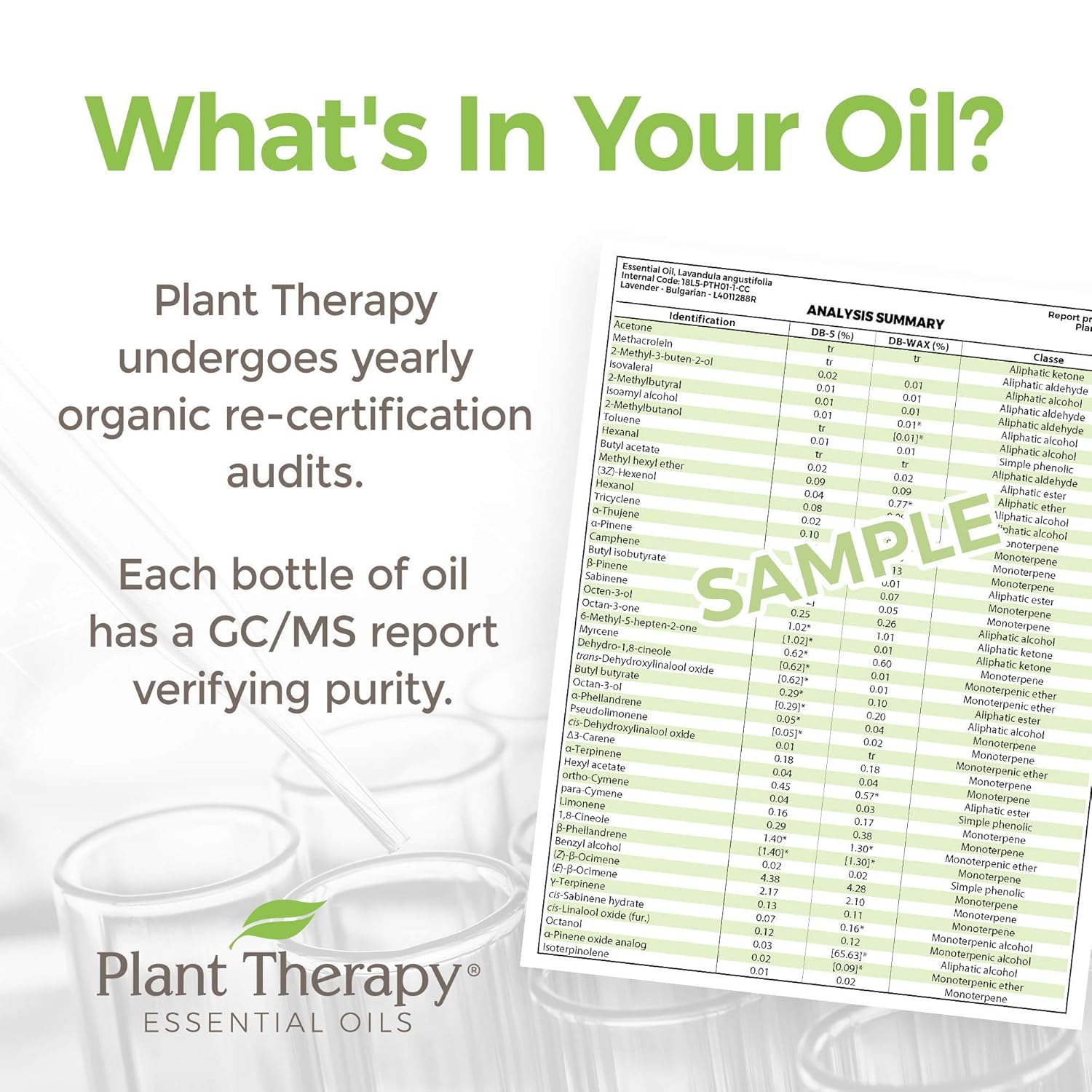 Plant Therapy Organic Lavender Fine 30 mL (1 oz) 100% Pure USDA Certified, Undiluted, Therapeutic Grade : Health & Household