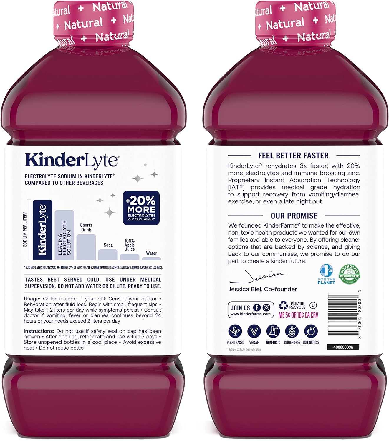 Kinderlyte | Natural Pediatric Electrolyte Solution | Doctor-Formulate