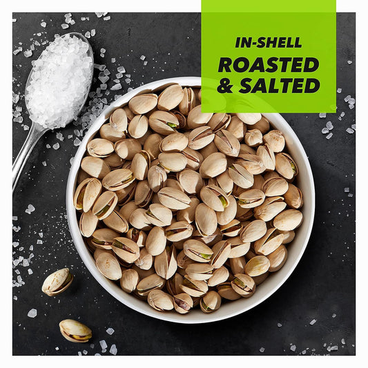 Wonderful Pistachios In Shell, Roasted & Salted Nuts, 16 Ounce Bag, Protein Snacks, Gluten Free, Healthy Snack