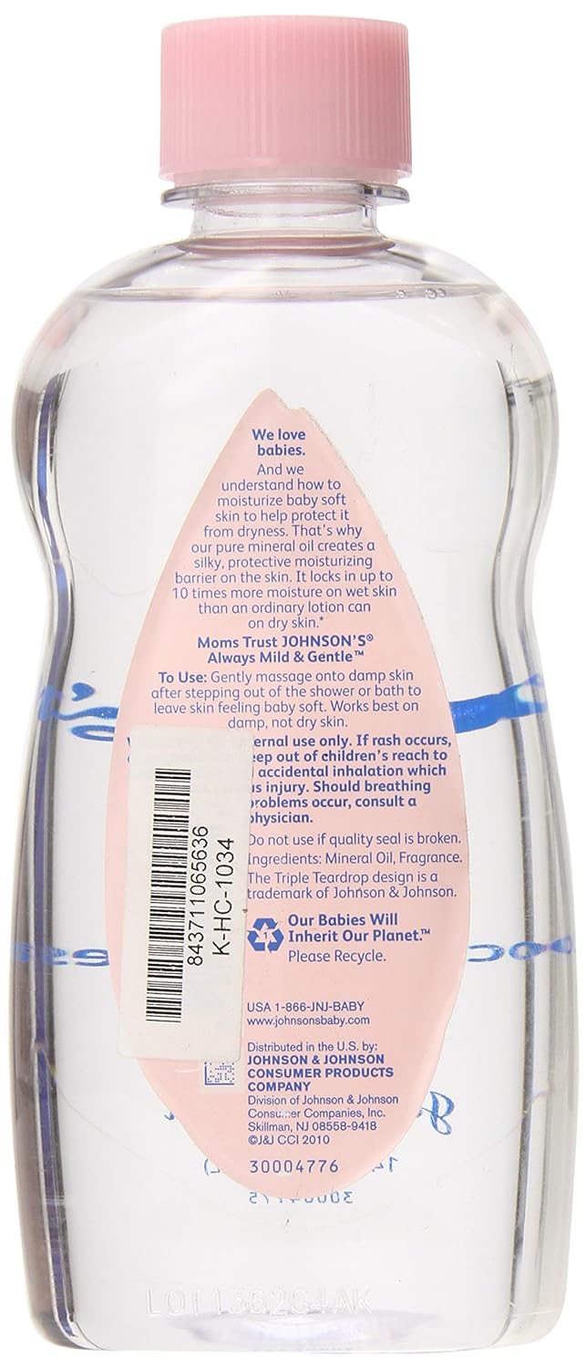 Johnson & Johnson Baby Oil, Original, 14 Ounce : Everything Else