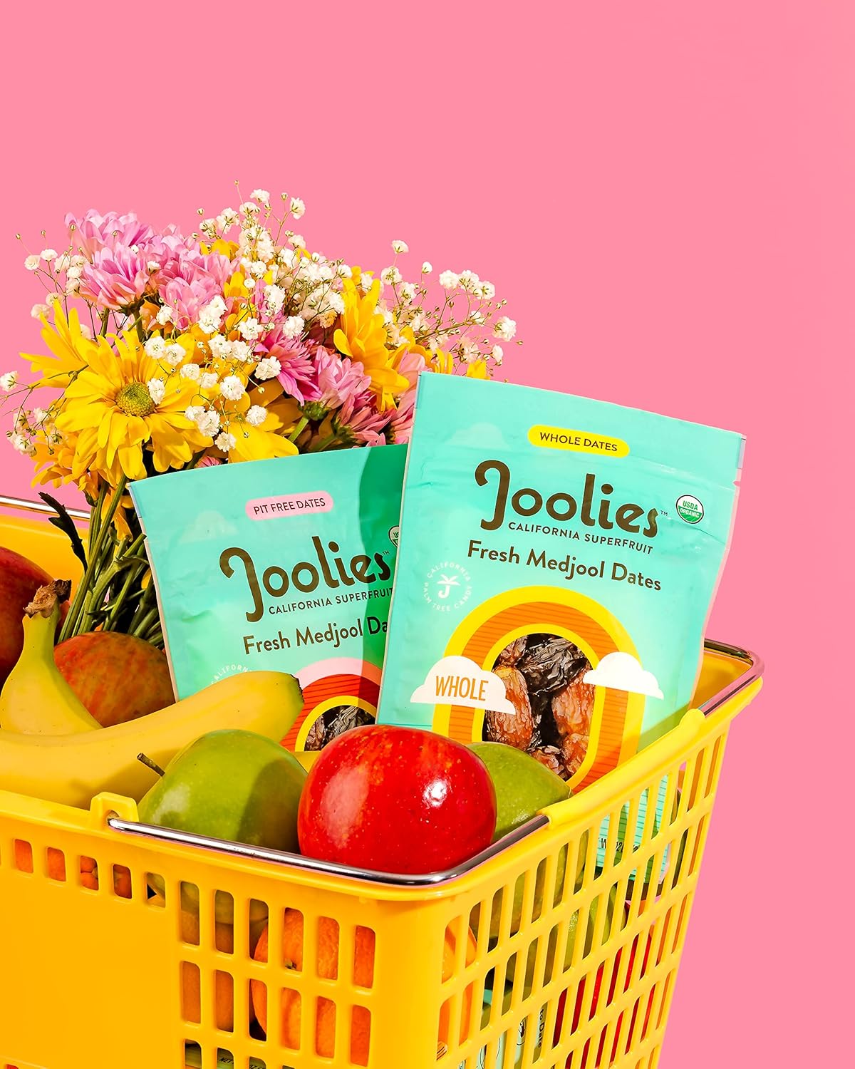 Joolies Organic Whole Medjool Dates | 12 Ounce Pouch | Fresh California Grown Fruit | Vegan, Gluten-Free, Paleo, No Sugar Added | Great Source Of Fiber & Antioxidants : Grocery & Gourmet Food