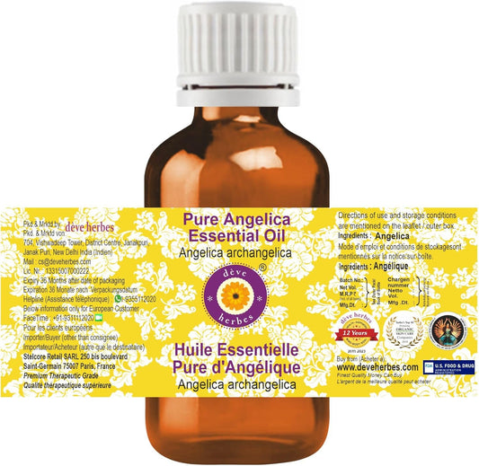 Dève Herbes Black Pepper Essential Oil (Piper Nigrum) With Glass Dropper | Pure | Non-Sticky | Non-Greasy | Lightweight | Men & Women | All Skin Types | Steam Distilled 5Ml (0.16 Oz)