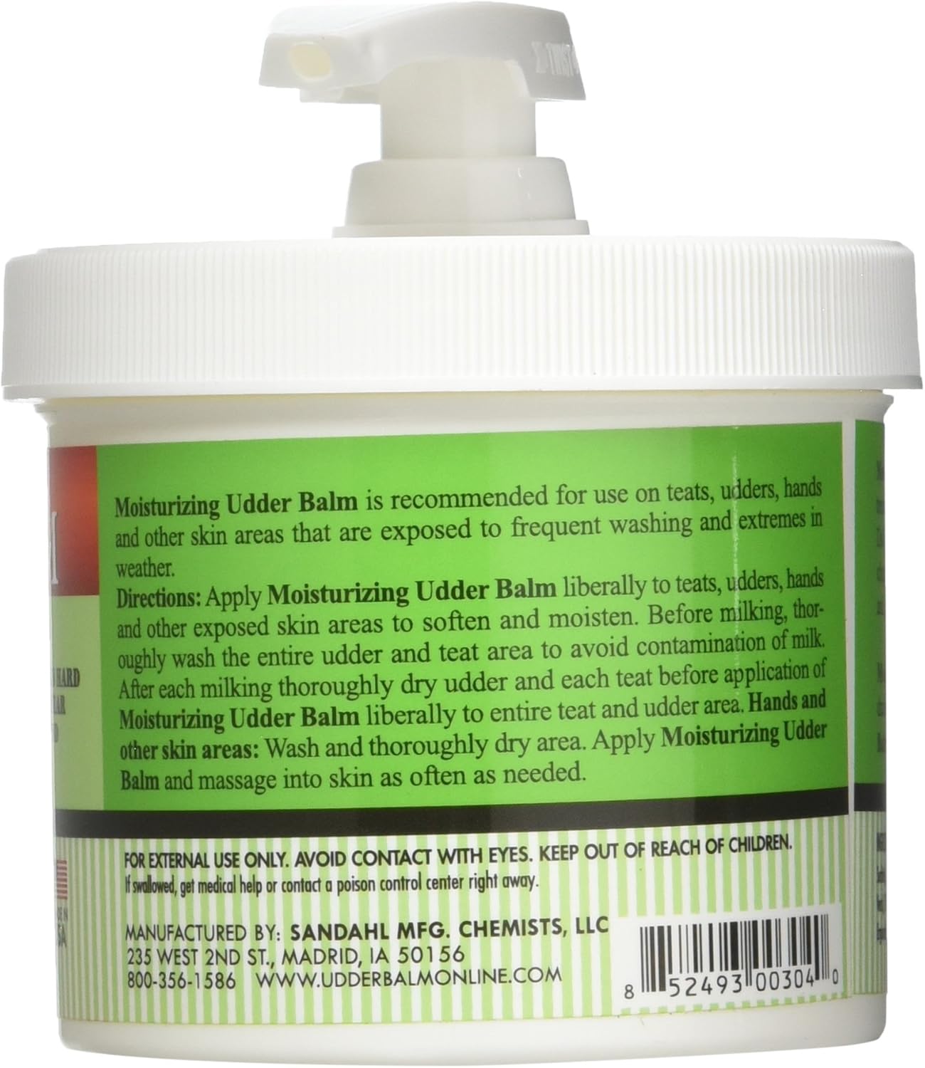 The Happy Cow Moisturizing Udder Balm - 12 Ounce Pump : Beauty & Personal Care