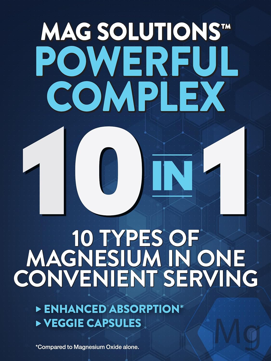 Nature's Truth Magnesium Complex Capsules 10 Forms | 300mg | 60 Count | Glycinate, Citrate, Plus More | Vegan, Non-GMO & Gluten Free Supplement : Health & Household