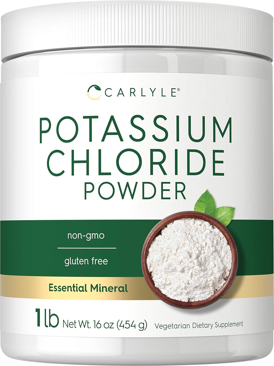 Potassium Chloride Powder Supplement 16 oz | Food Grade | Salt Substit