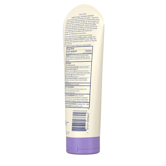 Aveeno Baby Calming Comfort Moisturizing Lotion with Lavender, Vanilla and Natural Oatmeal, 8 fl. oz