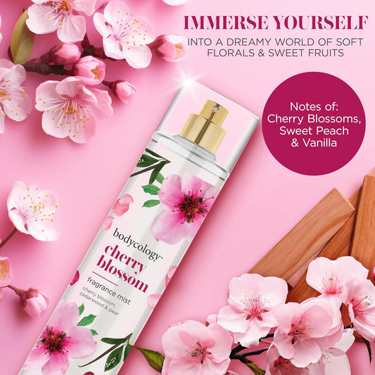 Bodycology Long-Lasting Fragrance Body Mist, Blue Denim, 8 Fl Oz