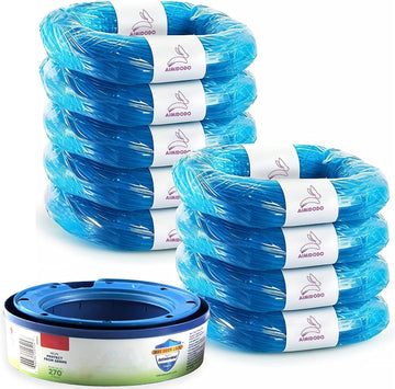 9 Pack Diaper Pail Refills Compatible With Cartridges For Genie Diaper Pail Refills Bags Refill (Cartridge Is Not Included)