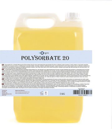 Polysorbate 20 (Solubilser) - 5Kg : Amazon.co.uk: Health & Personal Care