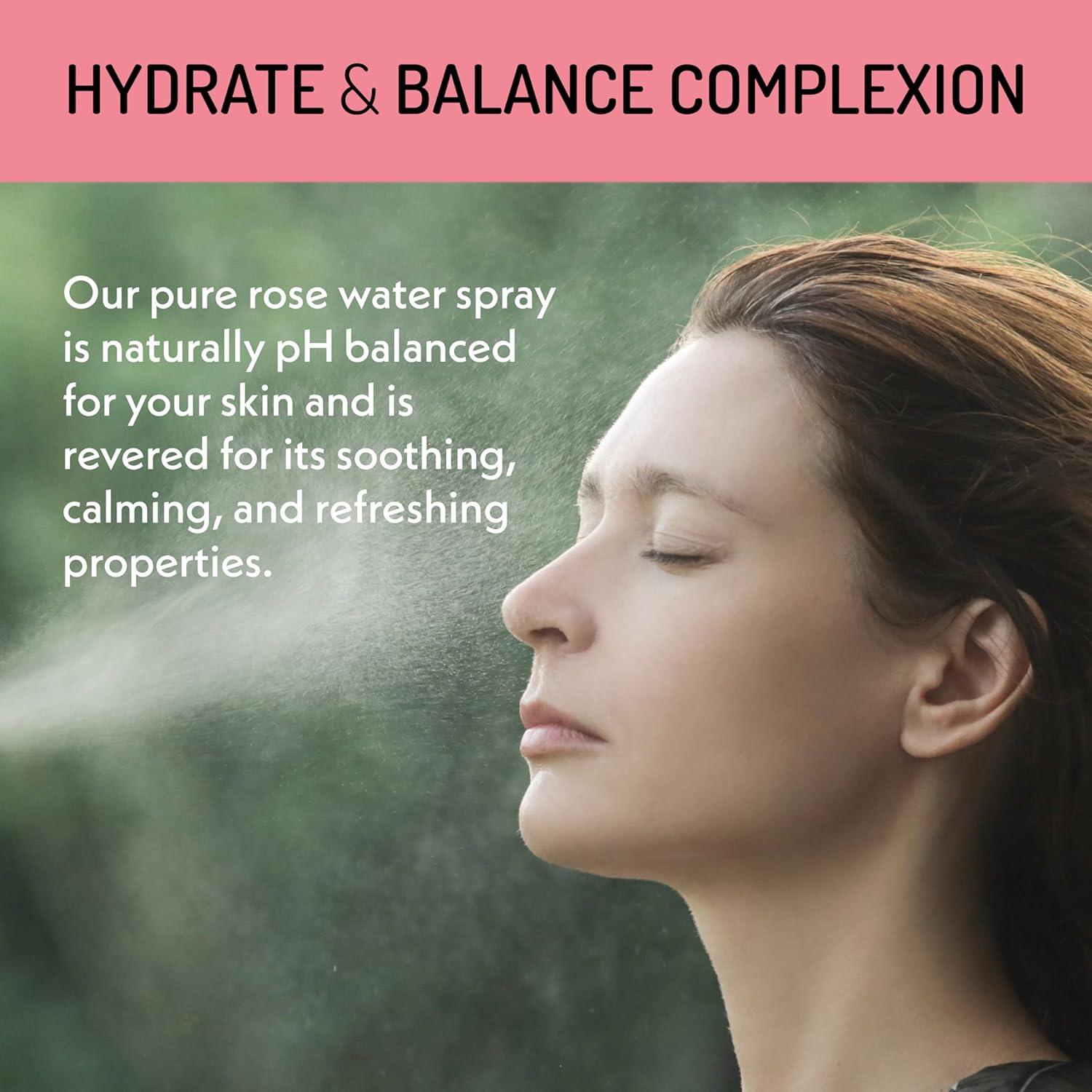 Eve Hansen Organic Rose Water Spray For Face | Huge 8 Oz Moroccan Rosewater Face Toner And Makeup Setting Spray | Soothing Neck And Face Mist To Reduce Eye Puffiness, Dark Circles And Redness : Beauty & Personal Care