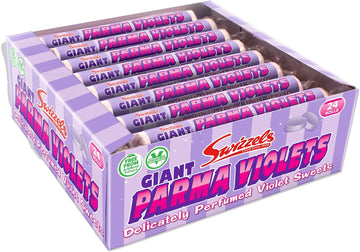 Swizzels Giant Parma Violets 24 Rolls (24 X 40 G) (Pack Of 2)