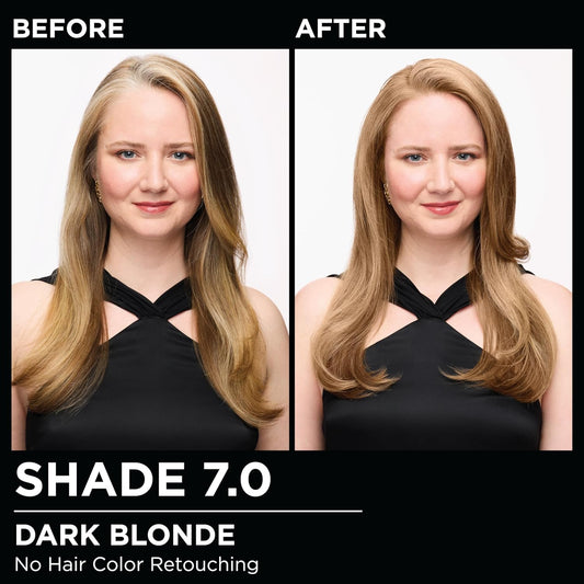 Garnier Olia Hair Color, Oil Powered Ammonia Free Permanent Hair Dye For Long-Lasting Color, 6.65 Intense Red, 2 Dye Kits