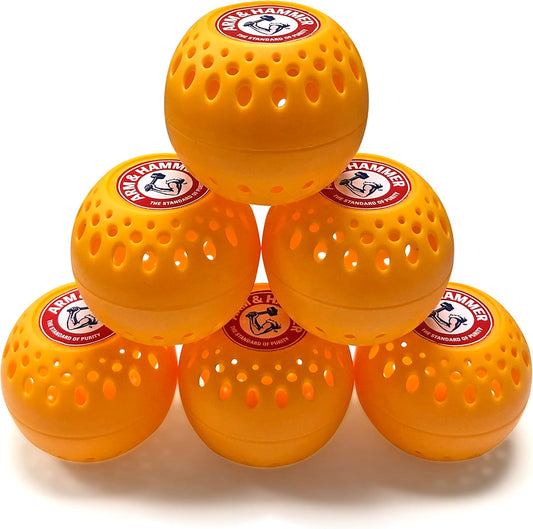 Arm & Hammer Odor Busterz Balls, 6 Pack, Orange, 6 Piece