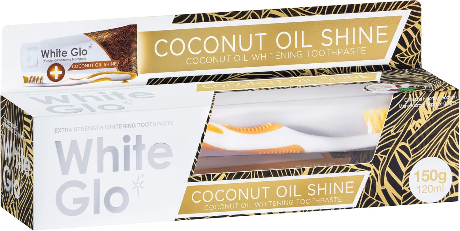 White Glo Coconut Toothpaste 150G