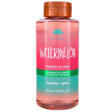 Tree Hut Watermelon Nourishing, Moisturizing & Hydrating Foaming Gel Wash, 18 Oz