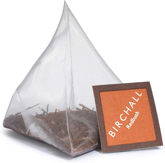 Birchall Tea Bags, Cederberg Redbush Tea, Fruit And Herbal Tea Gift Set, Caffeine Free Tea Bursting With Full Flavour, Perfect Vegan Gifts, 15 Plant Based Prism Tea Bags