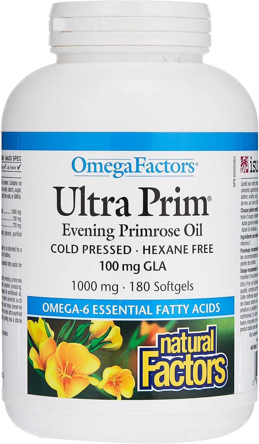 Natural Factors Ultra Prim 1000Mg, 180 CT : Health & Household