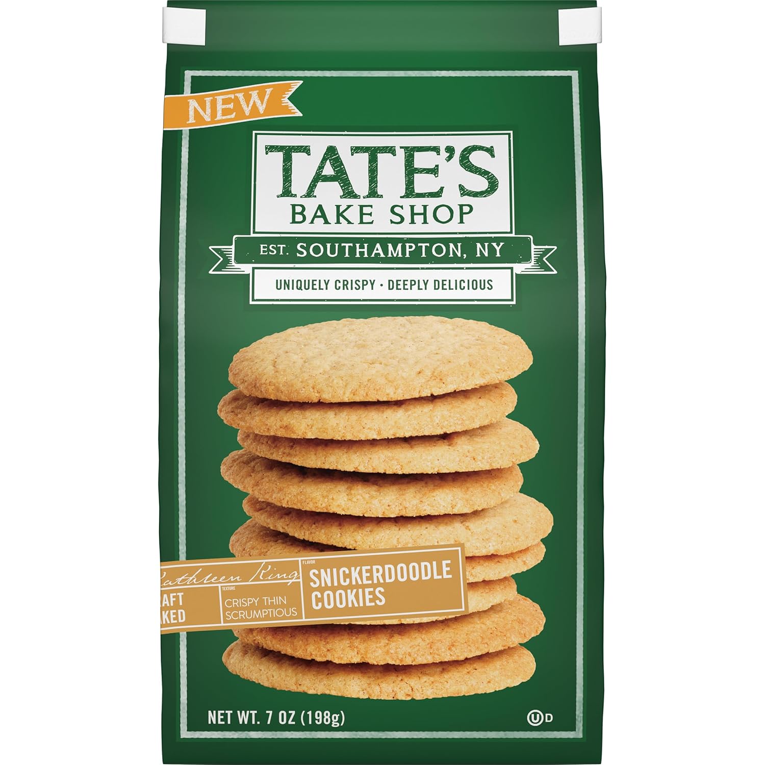 Tate'S Bake Shop Snickerdoodle Cookies, 7 Oz