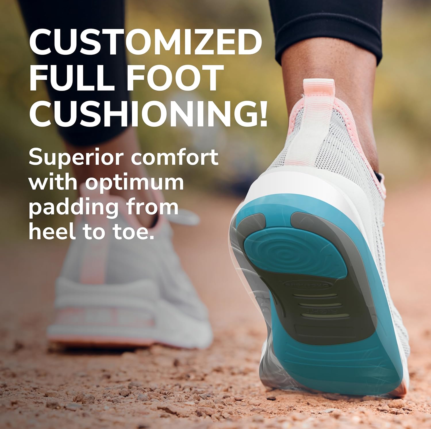 Dr. Scholl'S Custom Fit Comfort – Plantar Fasciitis Insoles, Orthotics Shoe Inserts With Arch Support For Men & Women, Suitable For 220+ Lbs, Stay On Your Feet All-Day With Optimum Cushioning, Cf750 : Health & Household