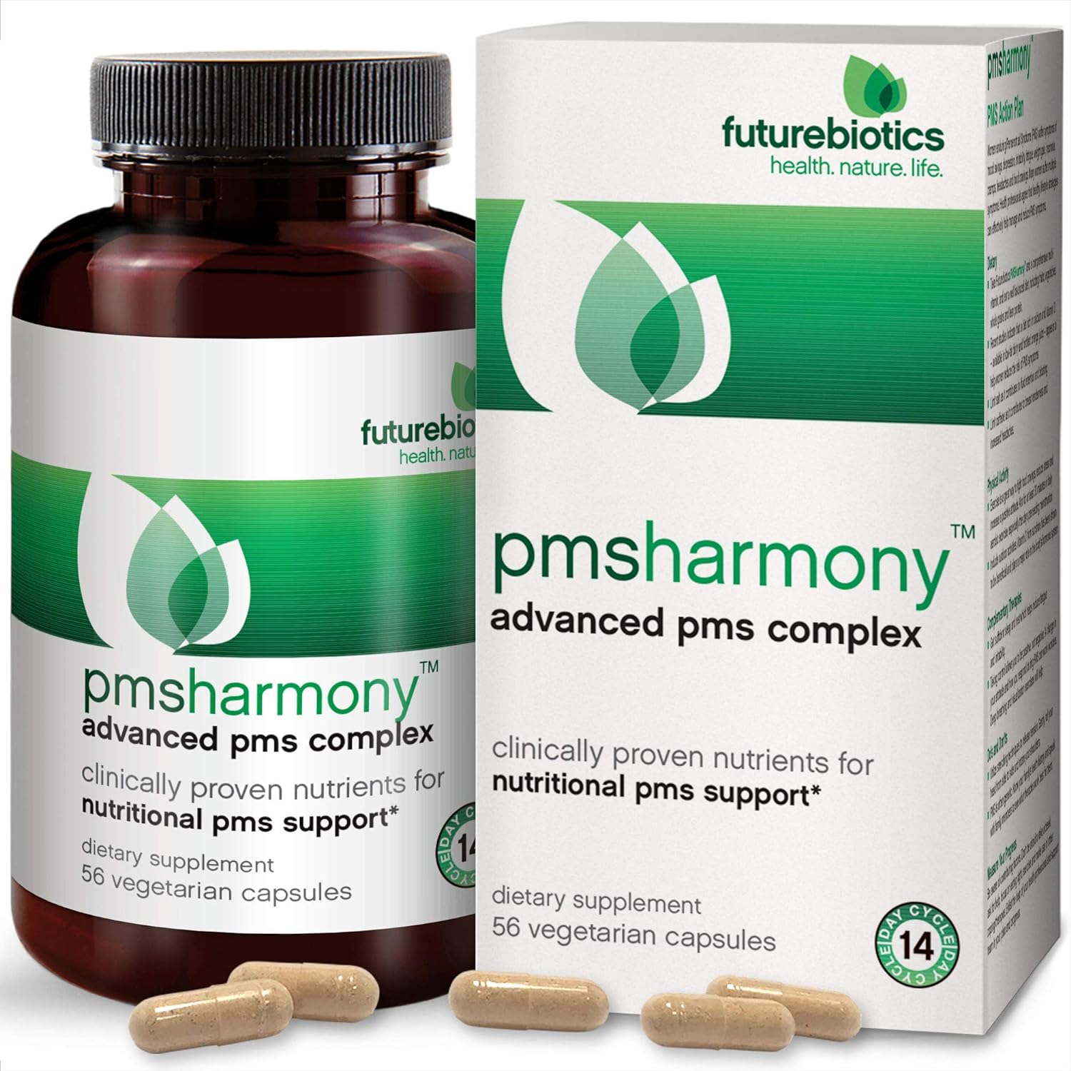Futurebiotics PMSHarmony, PMS & Hormone Support 56 Vegetarian Capsules