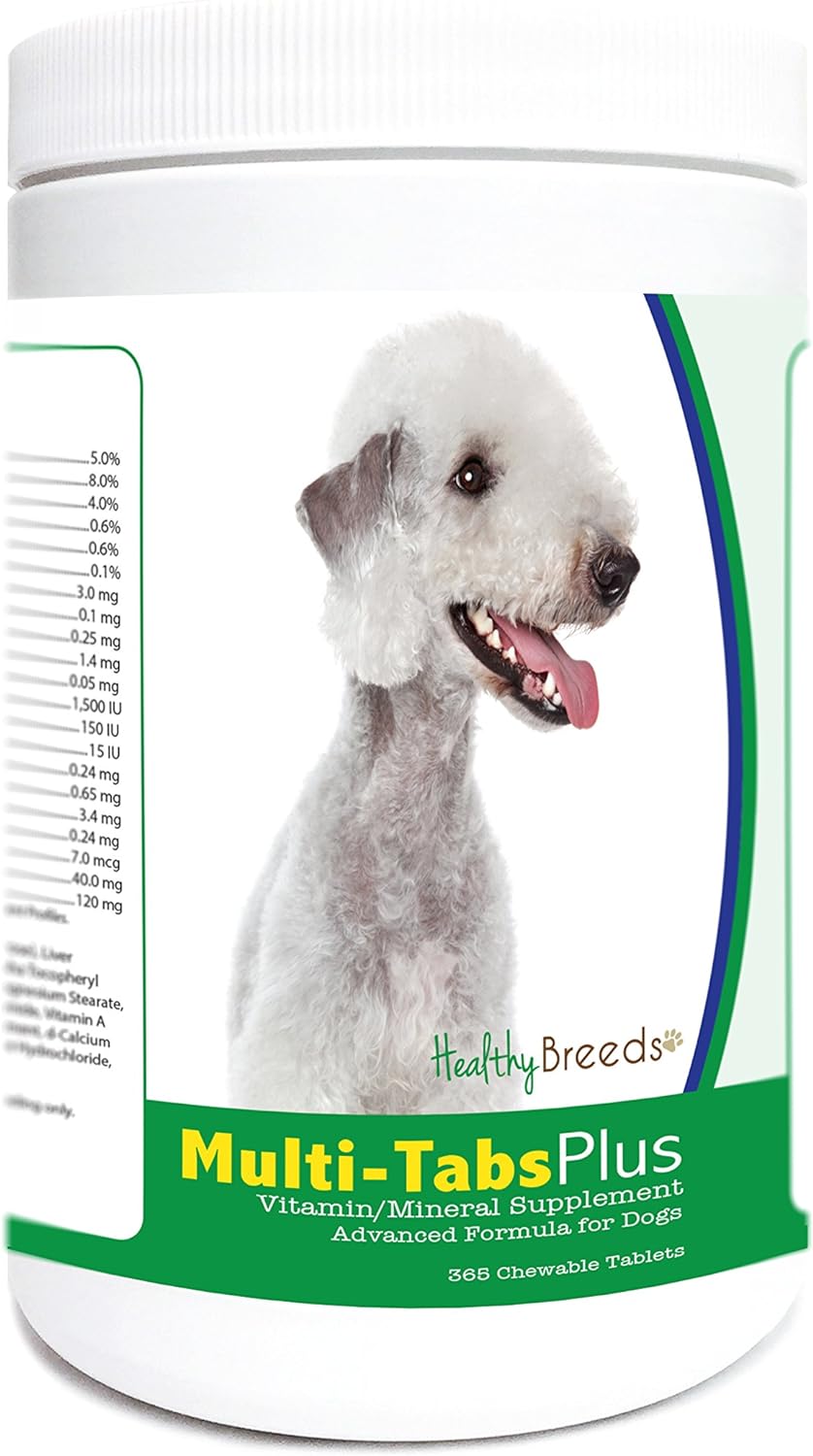 Healthy Breeds Bedlington Terrier Multi-Tabs Plus Chewable Tablets 365 Count : Pet Supplies