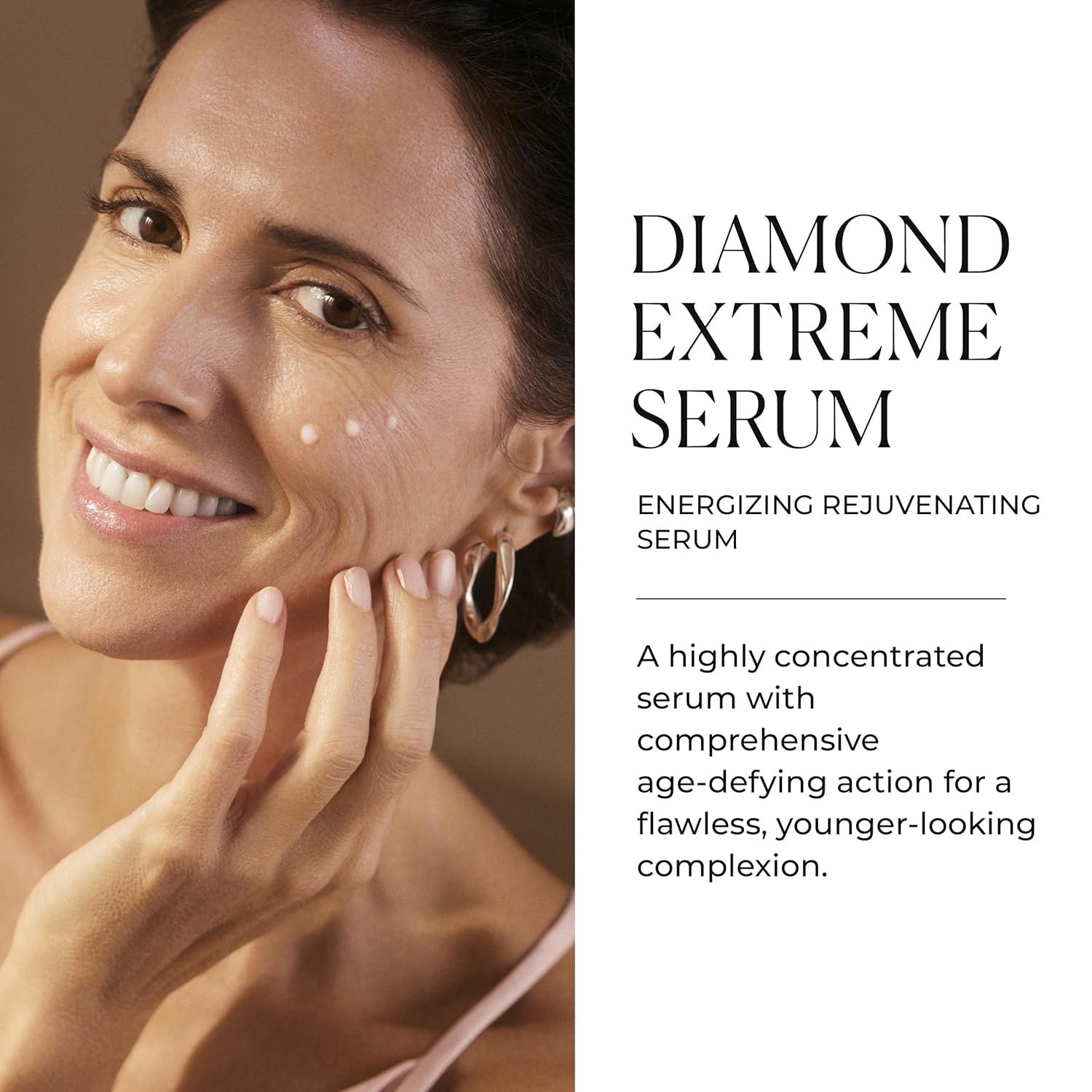Natura Bissé Diamond Extreme Serum, Energizing Rejuvenating Serum, Firms, Tightens & Replenishes, For All Skin Types, 1.4 Oz