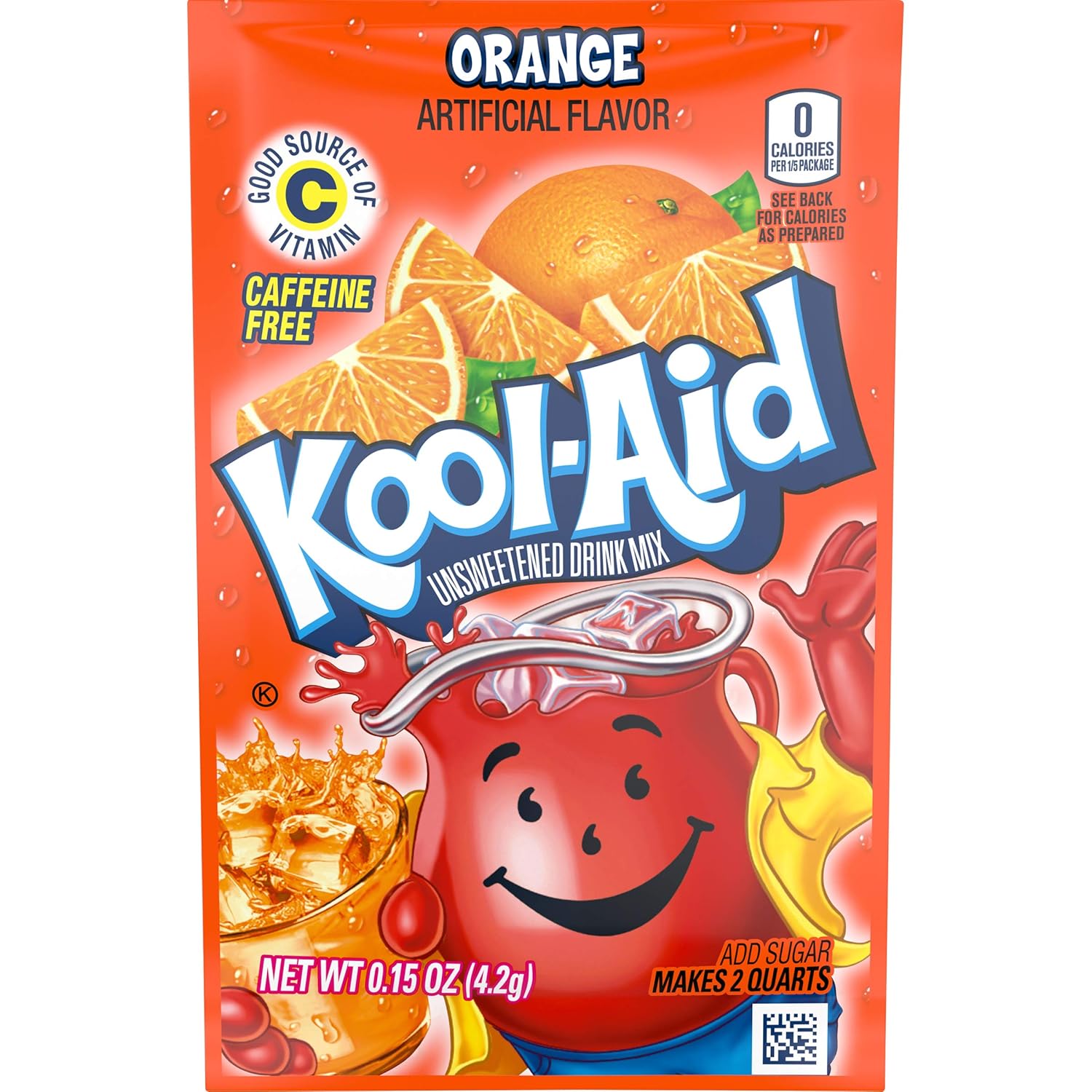 Kool-Aid Unsweetened Fruit Variety Zero Calories Powdered Drink Mix 50 Count Pitcher Packets