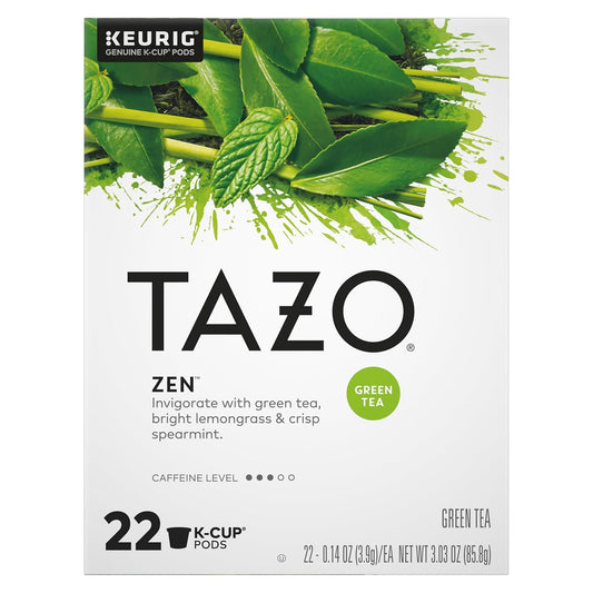 Tazo Tea K-Cups, Green Tea Zen, 22 Pods