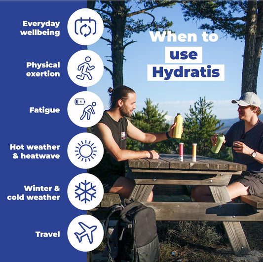 Hydratis – Electrolyte Hydration Tablets – Neutral Flavor – Enhances Hydration & Supports Energy – Isotonic Formula – Sport, Recovery, Wellness, Healthy Skin – 1 Tube (20 Tablets)