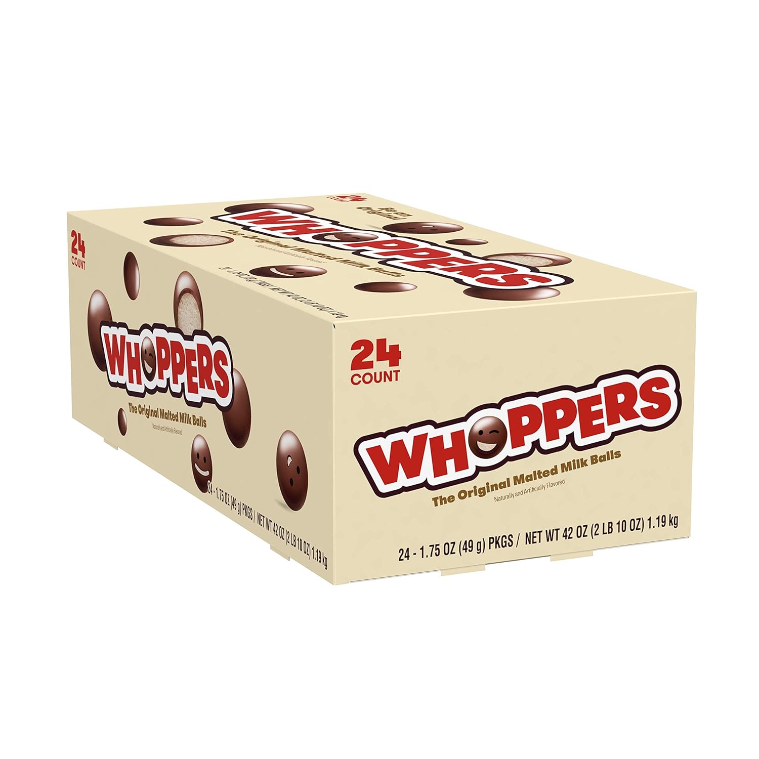 WHOPPERS Candy, 1.75 Ounce (Pack of 24) : Grocery & Gourmet Food