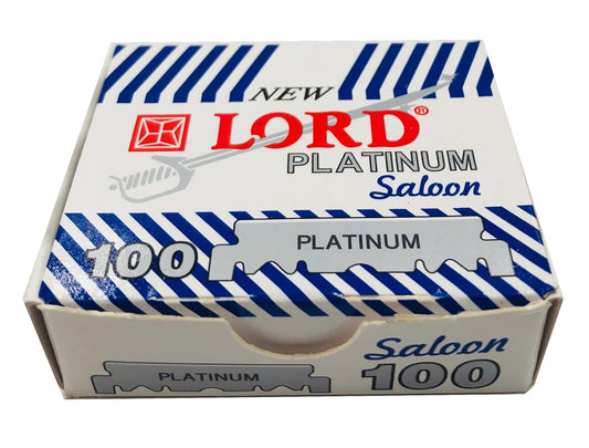 Lord Platinum Single Edge Razor Blades, 100 Blades