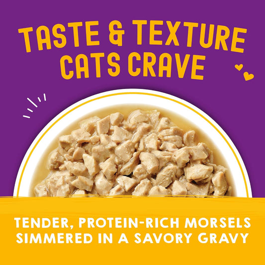 Stella & Chewy’S Carnivore Cravings Morsels & Gravy Chicken & Chicken Liver Recipe Wet Cat Food Pouches – (2.8 Ounce Cans, Case Of 12)