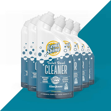 Lemi Shine Toilet Bowl Cleaner, Bleach-Free, Removes Tough Stains And Odor, Award-Winning (24 Oz., 6 Pack)