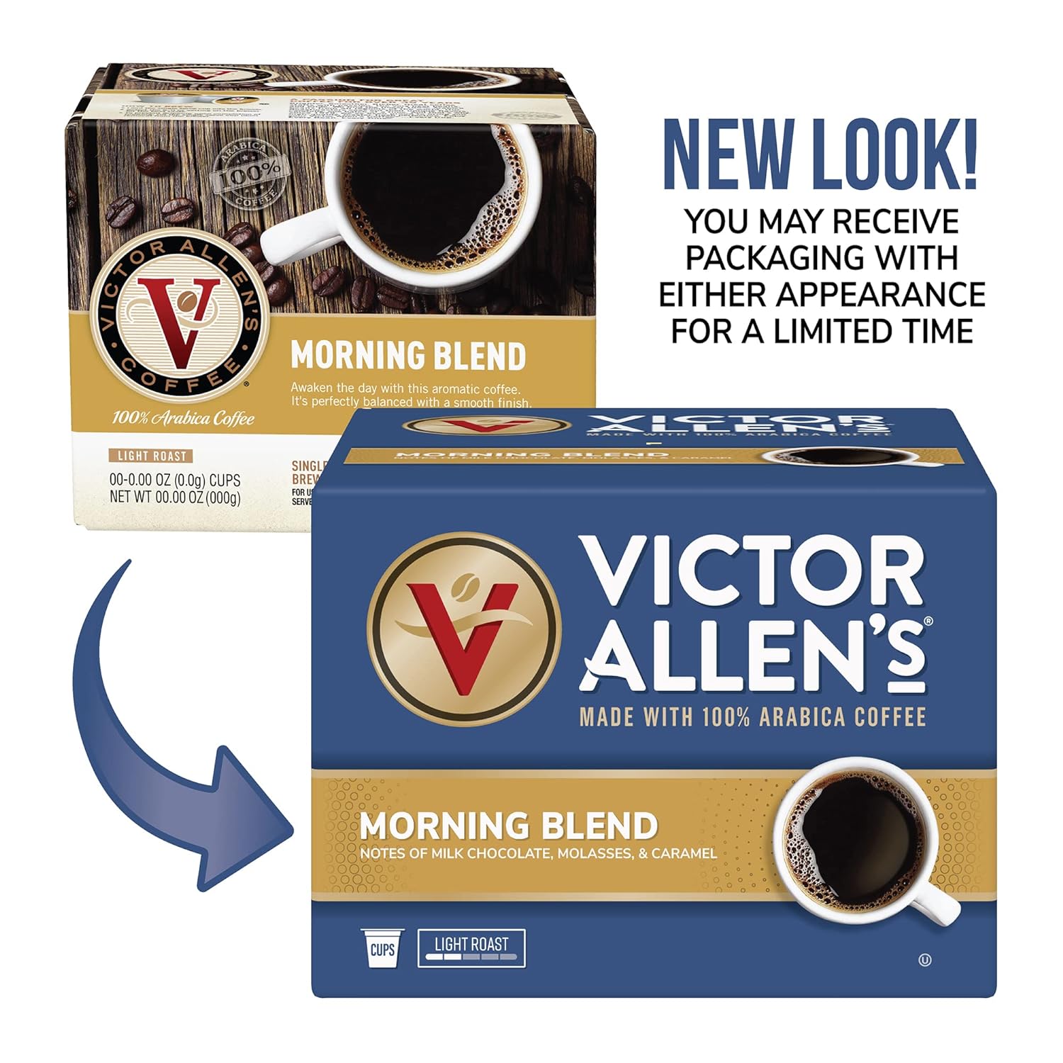 Victor Allen'S Coffee Morning Blend, Light Roast, 200 Count, Single Serve Coffee Pods For Keurig K-Cup Brewers