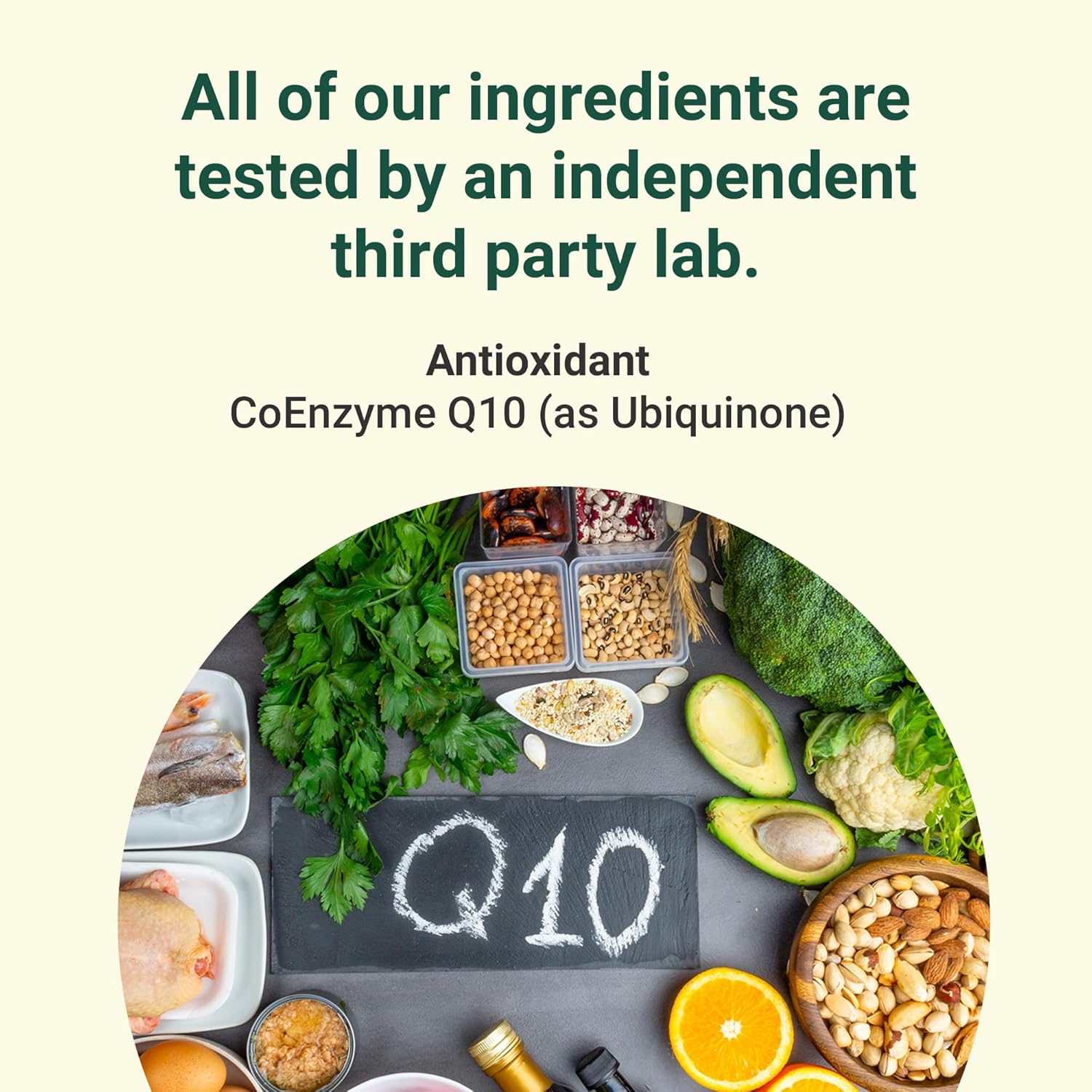Hey Nutrition CoEnzyme Q10 Supplement - 100mg of Premium Ubiquinone - Boosts Antioxidant Enzymes - Contributes Nutrition for Vital Organs - Non-GMO & Pesticide-Free - UK Manufactured - 60 Softgels : Amazon.co.uk: Health & Personal Care