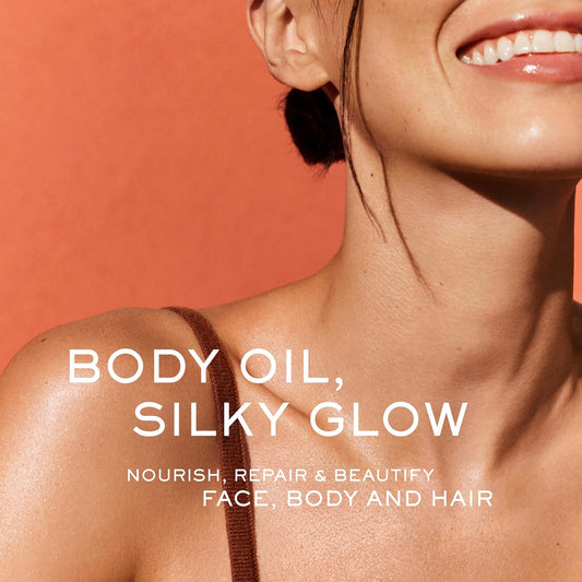 Nuxe Huile Prodigieuse Multi-Purpose Dry Oil - Radiant Glow And Lightweight Hydration For Face, Body & Hair. Nourishes, Repairs And Enhances