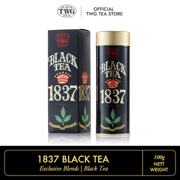Twg Tea | 1837 Black Tea | Black Tea | Fruits & Flowers | Haute Couture Tin, 100G | Gift Set