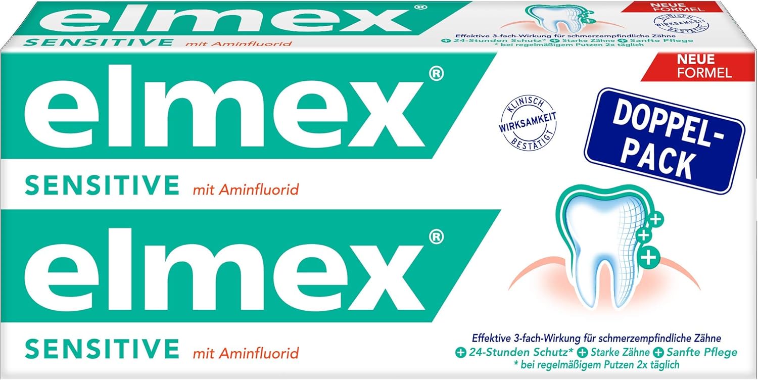 Elmex Sensitive Toothpaste Double Pack 2 X 75 Ml