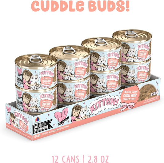 Weruva B.F.F. Kitten Cuddle Buds, 2.8Oz Can (Pack Of 12)