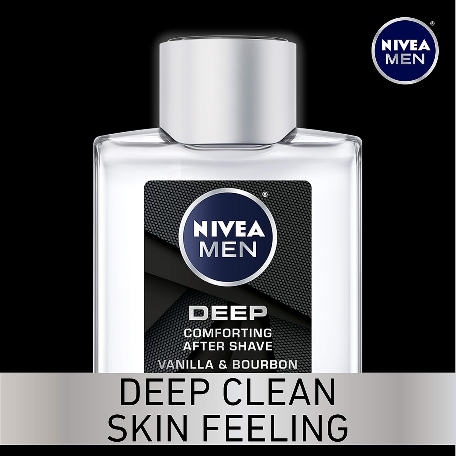 Nivea Men DEEP Comfort Post Shave Lotion - Soothe Shave irritation - 3.3 fl. oz. Bottle (Pack of 3) : Beauty & Personal Care