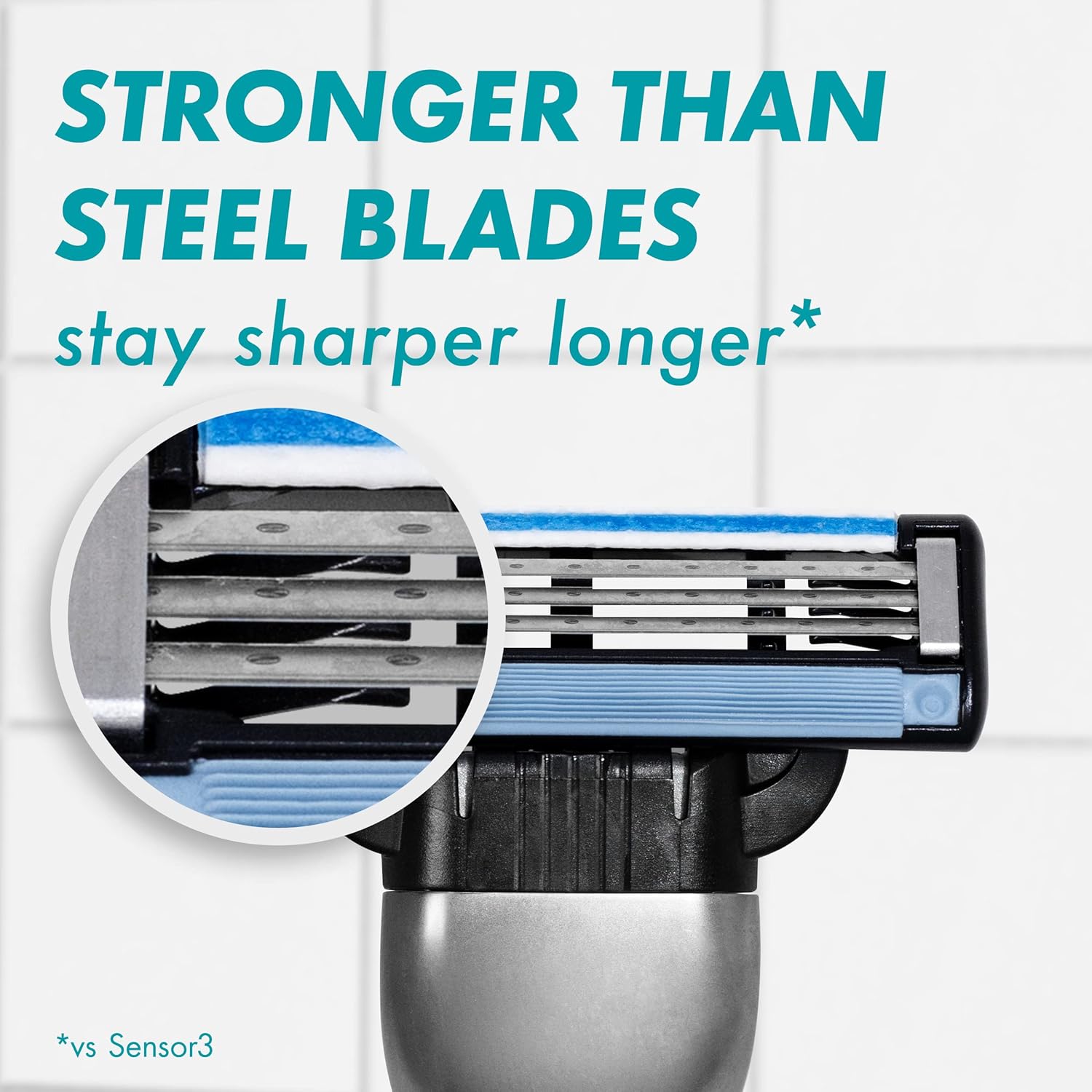 Gillette Mach3 Razor Refills For Men, 12 Razor Blade Refills : Beauty & Personal Care