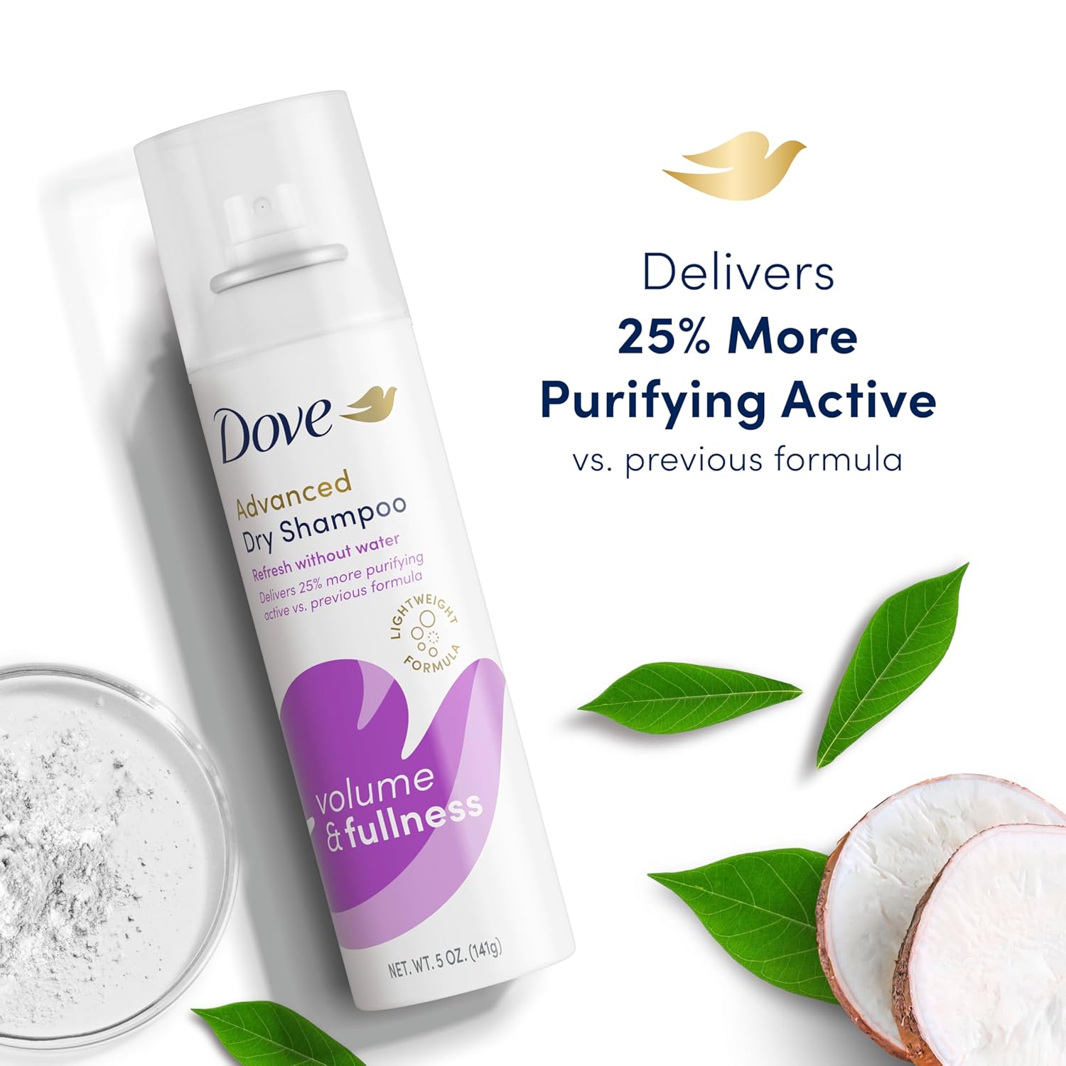 Dove Dry Shampoo Volume & Fullness 2 Count for Oily Hair for Refreshed Hair 5 oz : Pet Supplies