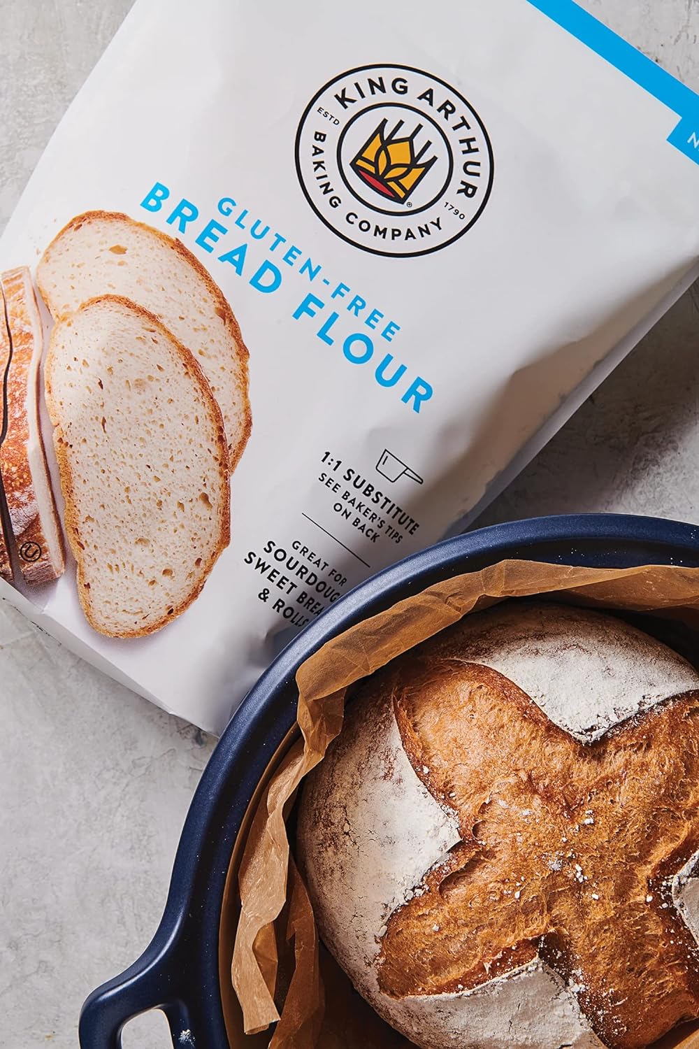 King Arthur Bread Flour, Gluten Free, 1:1 Flour Replacement great for yeasted recipes, 2lbs : Everything Else