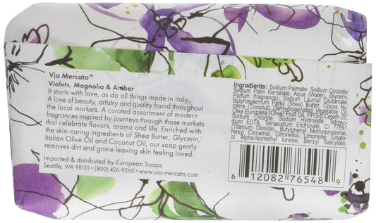 Italian Soap Bar (200 G), No. 5 - Waterlily & Sandalwood