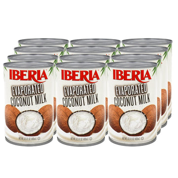 Iberia Lactose Free Evaporated Coconut Milk, 13.5 Fl Oz (Pack Of 12)