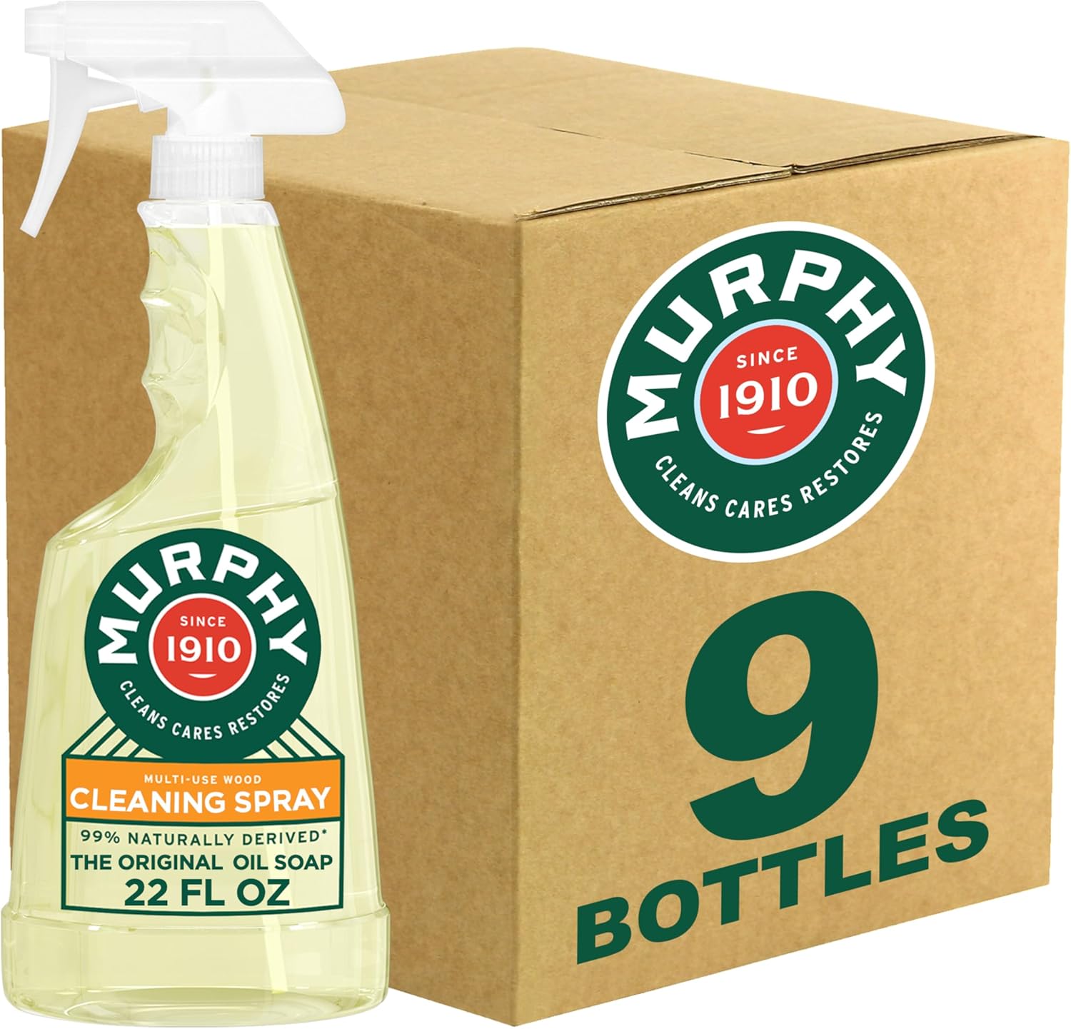 Murphy Oil Soap Wood Cleaner, Orange (01031Ct)