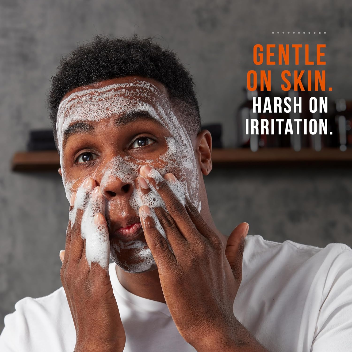 Edge+ Mens Sensitive Skin Face Wash, 4 Oz, Fragrance-Free Mens Face Wash, Gently Cleanses Skin : Everything Else